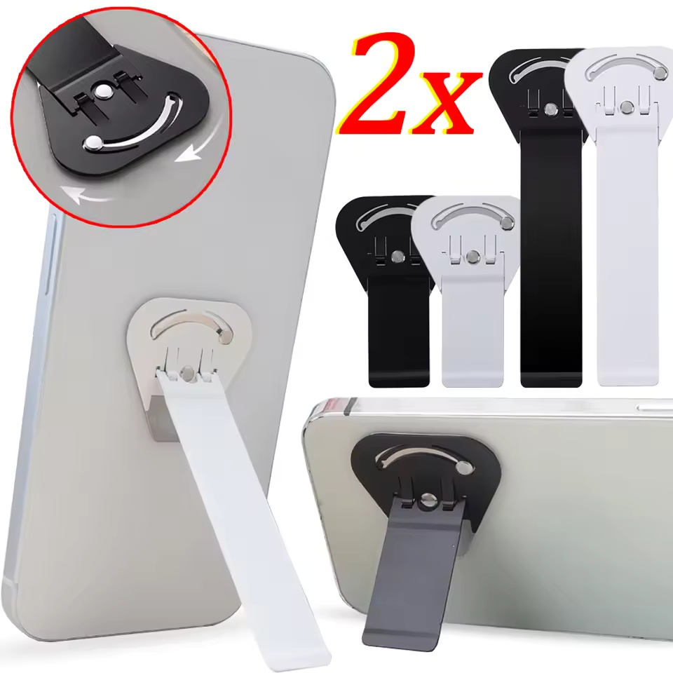 Tablet Holder Accessories - Stainless Steel Rotatable Cellphone Support Kickstand