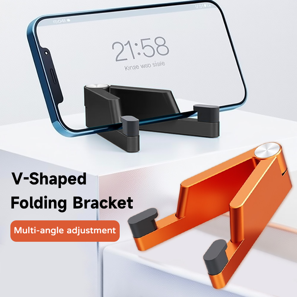 Tablet Holder Accessories - V-Shaped Folding Bracket Multi-Angle Adjustable Phone