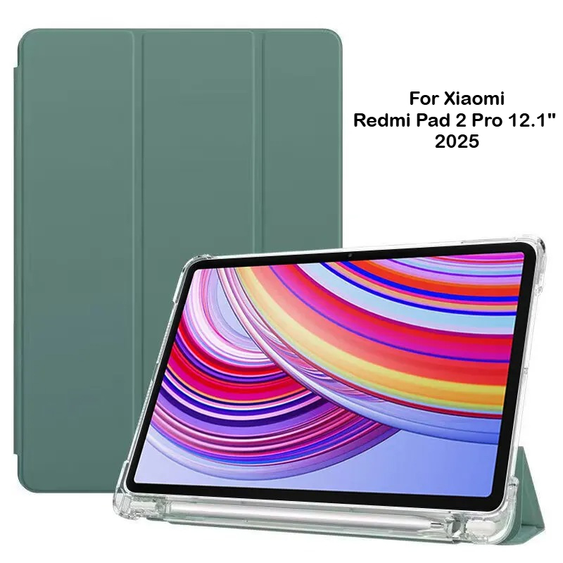 Poco Tablet Accessories - With Pencil Holder Clear Tablet Case