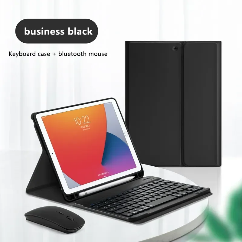 Ipad Cover Folio - Colorful Candy Bluetooth Keyboard Case Mouse
