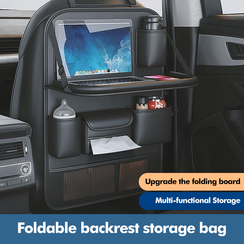 Tablet And Accessories Bag - Car Seat Back Multi-function Storage Bag