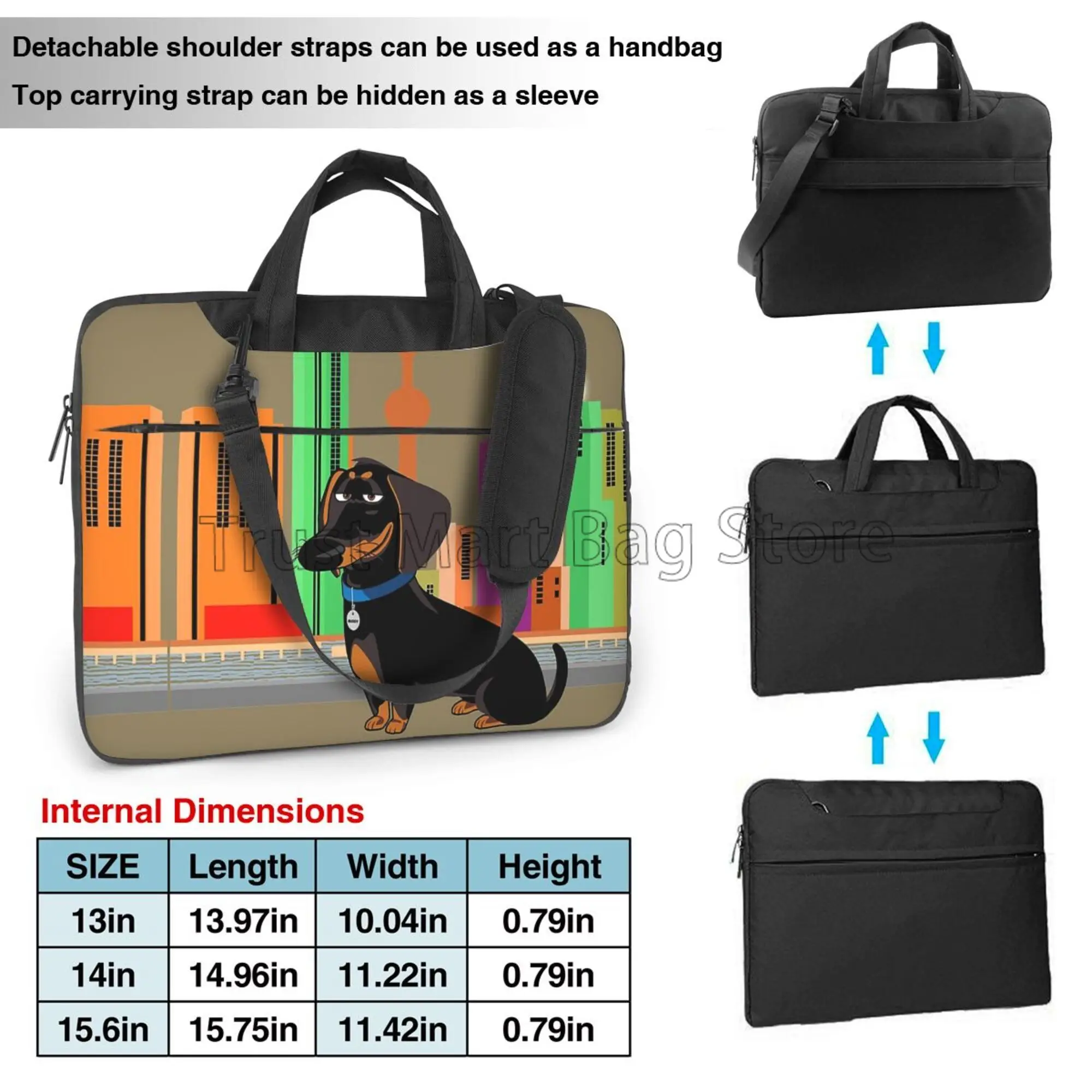 Cute Dachshund Print Laptop Ca - đánh giá và giá Tablet And Accessories Bag