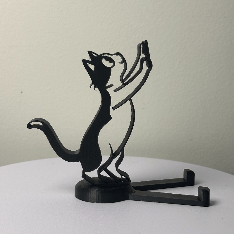 Abstract Hollow Line Cat Phone - đánh giá và giá Tablet Holder Accessories