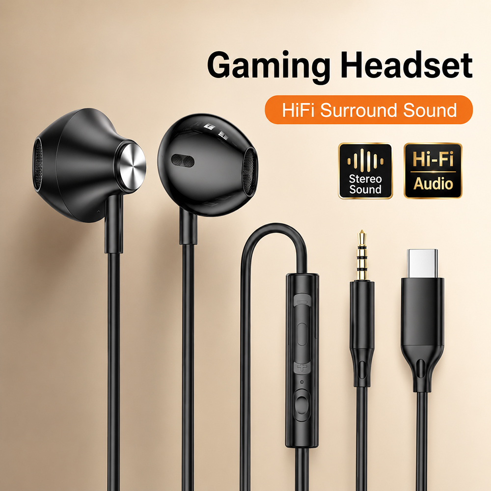 HiFi Surround Headphones Bass  - đánh giá và giá Iphone Tablet Accessories