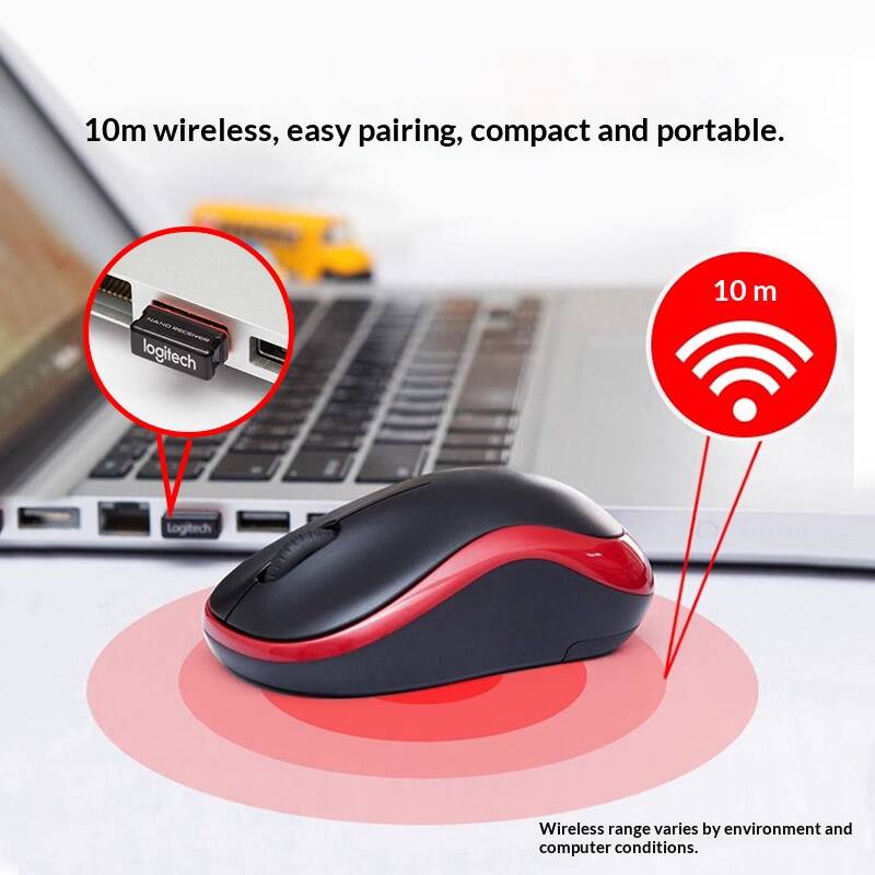 Logitech M185 Mouse For Tablet - đánh giá và giá Logitech Tablet Accessories