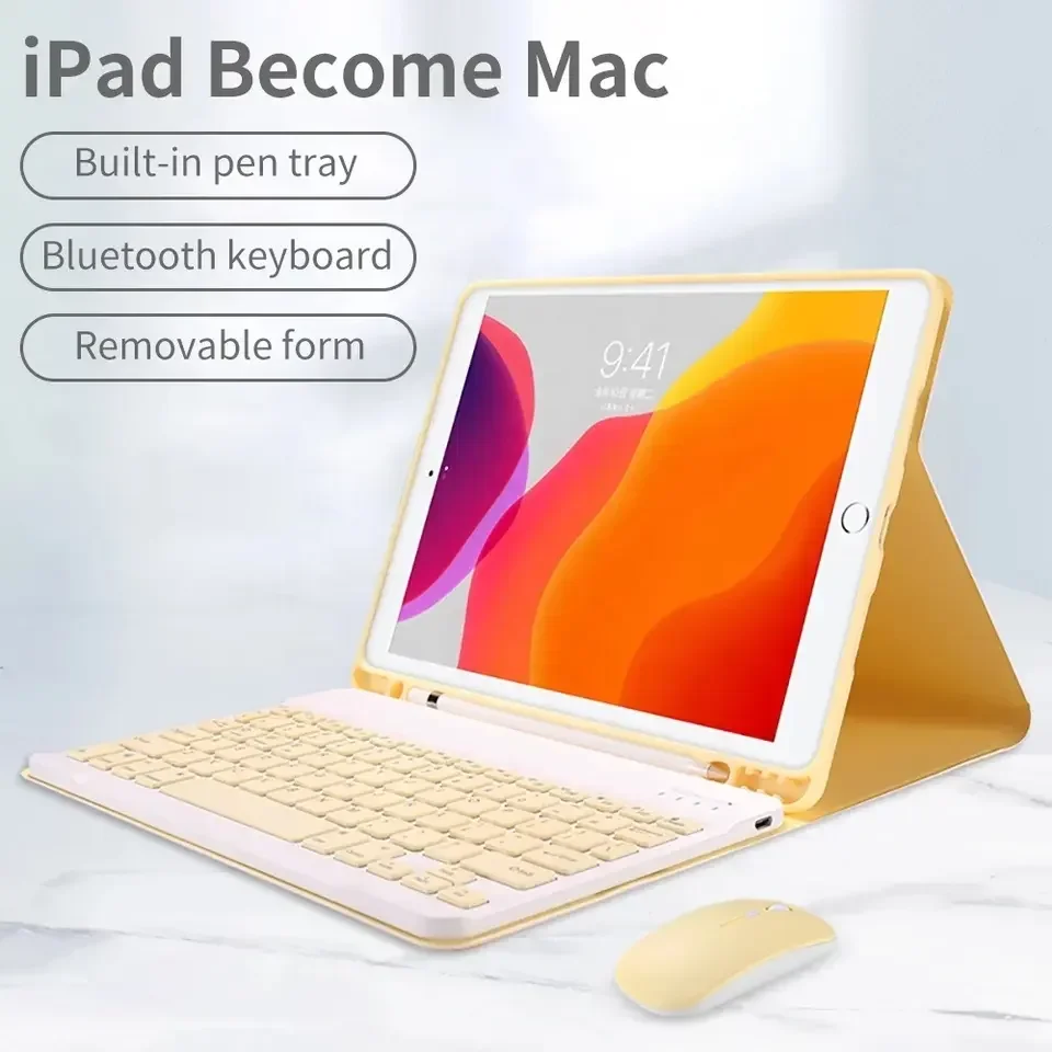 Colorful Candy Bluetooth Keybo - đánh giá và giá Ipad Cover Folio
