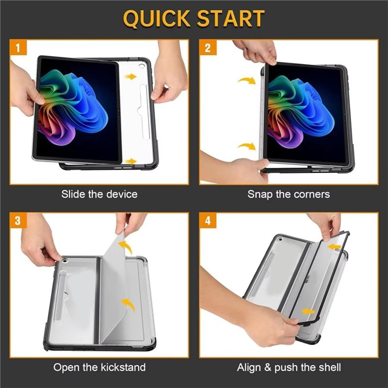 AT82-TPU Hard Flip Cover Case  - đánh giá và giá Microsoft Tablet Accessories