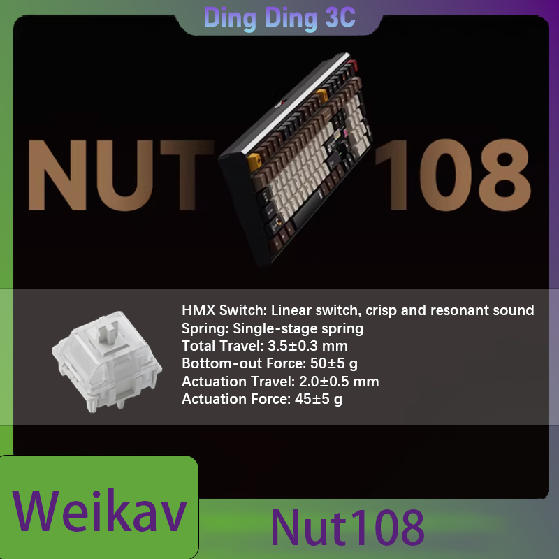 Weikav Nut108 Wireless Mechani - đánh giá và giá Tablet Accessories Uk